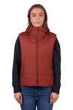 PURE WESTERN WOMENS HOLLY VEST - RUST [SZ:XS]