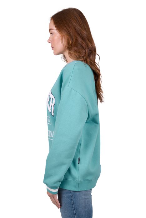 WRANGLER TABITHA WOMENS CREW - TURQUOISE [SZ:8]