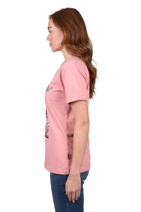 WRANGLER GISELLE WOMENS SS TEE - PINK [SZ:8]