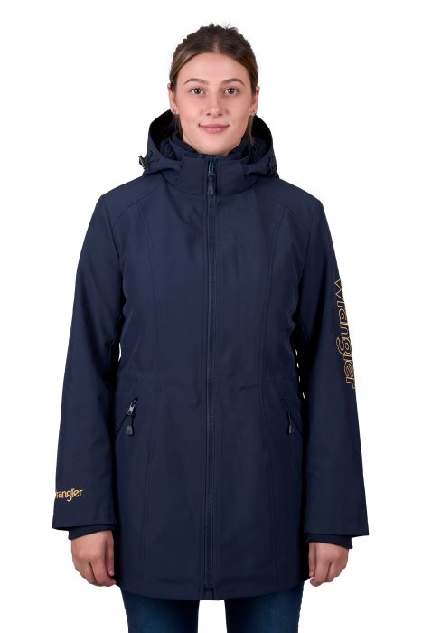 WRANGLER HEIDI WOMENS SOFTSHELL JACKET - NAVY [SZ:S]