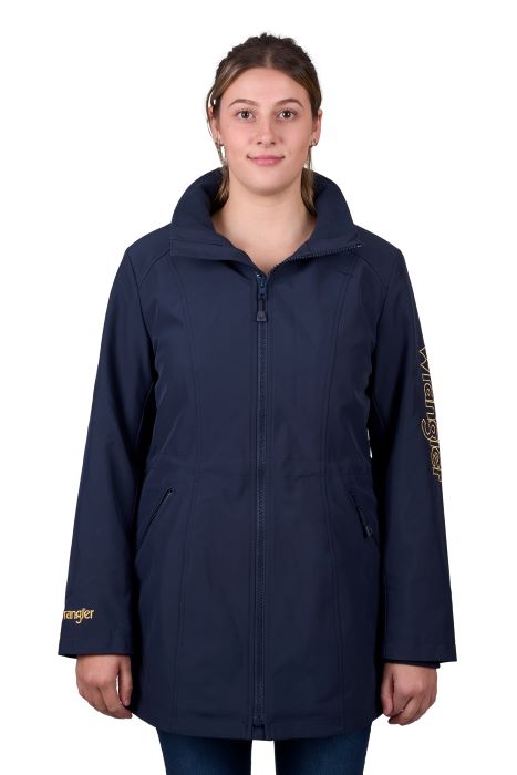 WRANGLER HEIDI WOMENS SOFTSHELL JACKET - NAVY [SZ:S]