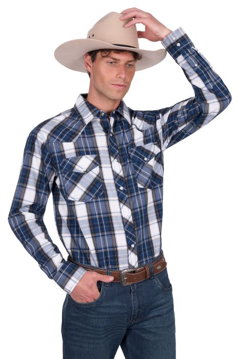 Pure Western Mens Nicholas Long Sleeve Shirt [sz:xs]