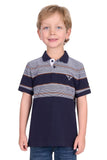 Pure Western Boys Brad Short Sleeve Polo [sz:4]