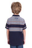 Pure Western Boys Brad Short Sleeve Polo [sz:4]