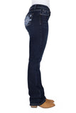 Pure Western Womens Lyn R Rider Jean 36l [sz:6]