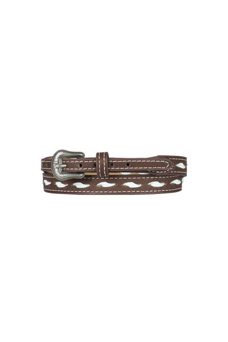 Pure Western Martine Hat Band - Chocolate/white 