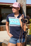 Wrangler Womens Mistie Short Sleeve Polo [sz:8]