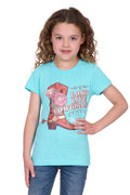 Wrangler Girls Kelly Short Sleeve Tee [sz:4]