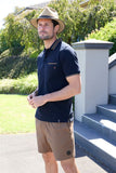 Thomas Cook Mens Ben Tailored 1pkt Short Sleeve Polo - Navy [sz:s]