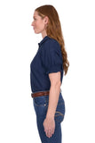 Thomas Cook Womens Imogen Short Sleeve Shirt - Navy [sz:8]