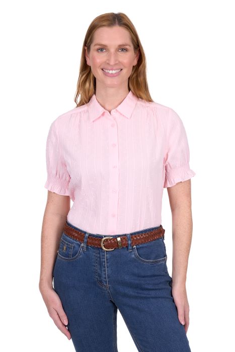 Thomas Cook Womens Imogen Short Sleeve Shirt - Pink [sz:8]