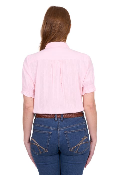Thomas Cook Womens Imogen Short Sleeve Shirt - Pink [sz:8]