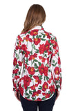 Hardslog Womens Zoe 1/2 Plkt Long Sleeve Shirt [sz:8]
