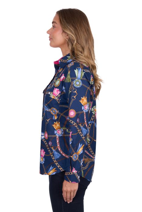 Hardslog Womens Jolie Full Plkt Long Sleeve Shirt [sz:8]