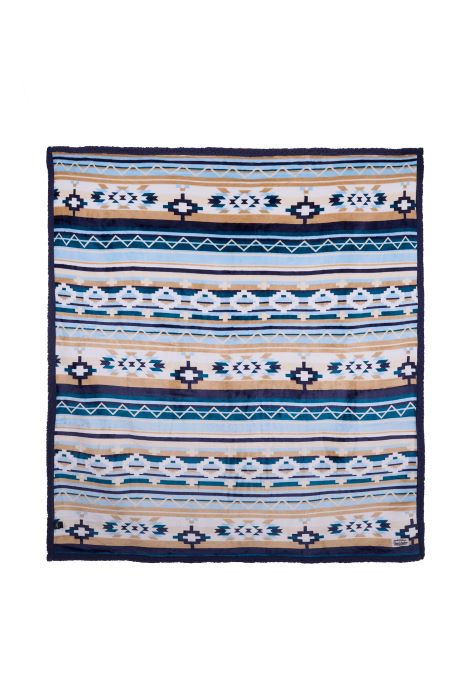 Pure Western Aztec Print Snuggle Rug