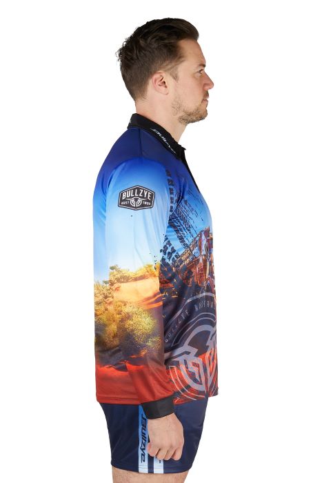 Bullzye Mens Road Train Long Sleeve Tee [sz:xs]