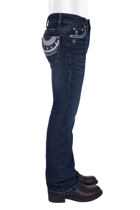 Pure Western Girls Pat Boot Cut Jean [sz:4]