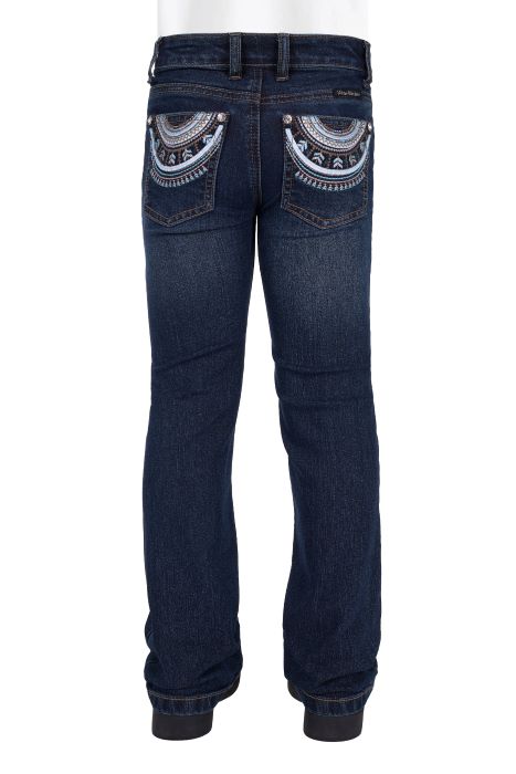 Pure Western Girls Pat Boot Cut Jean [sz:4]