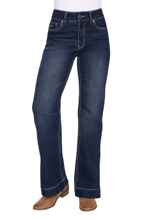 Pure Western Womens Romy Trouser Jean 32l [sz:8]