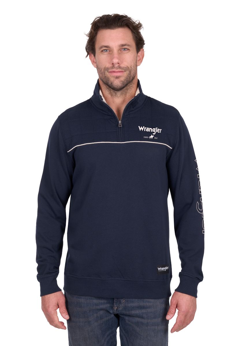 Wrangler Mens Dale 1/4 Zip Pullover [sz:m]