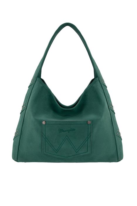 Wrangler Shiloh Fringe Studded Bag - Turquoise