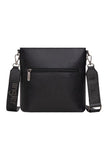 Wrangler Lana Aztec Print Crossbody Bag- Black