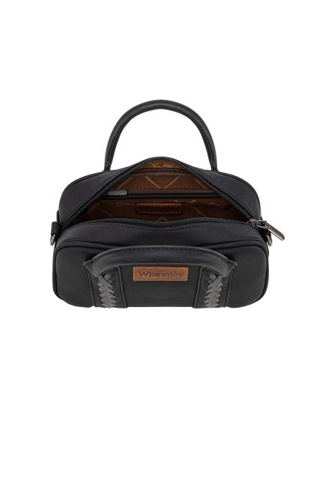 Wrangler Whipstitch Mini Crossbody Bag - Black