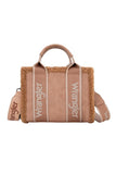 Wrangler Sherpa Logo Sml Crossbody Bag - Camel