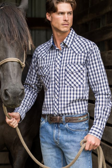 Pure Western Mens George Long Sleeve Shirt [sz:xs]