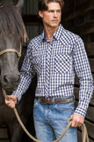 Pure Western Mens George Long Sleeve Shirt [sz:xs]