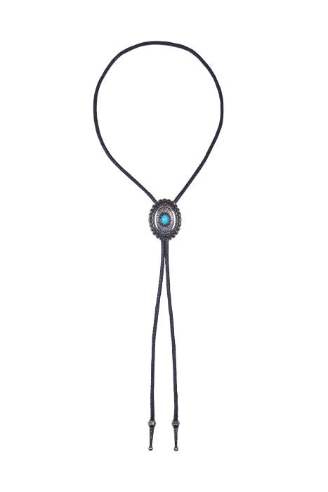 Pure Western Turquoise Stone Bolo Tie