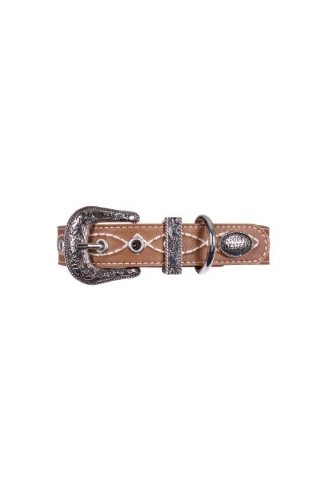 Pure Western Carey Dog Collar - Tan [sz:xs]