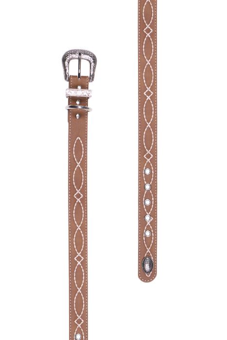 Pure Western Carey Dog Collar - Tan [sz:xs]