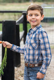 Pure Western Boys Todd Ls Shirt [sz:4]