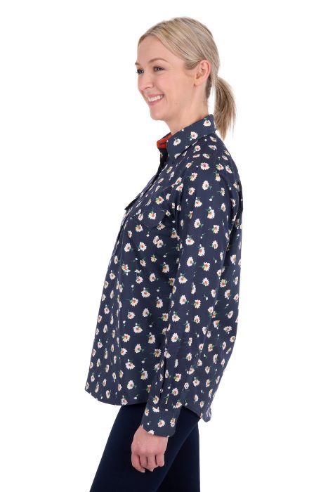 Hard Slog Wmns Joanna 1/2 Plkt Ls Shirt [sz:8]