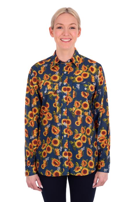 Hard Slog Wmns Tabby Full Plkt Ls Shirt [sz:8]