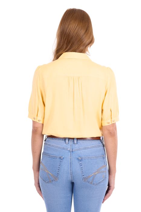 Thomas Cook Womens Colette Ss Shirt - Sunlight [sz:12]