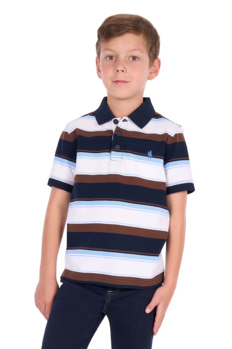 Thomas Cook Boys Randy 1pkt Ss Polo [sz:4]