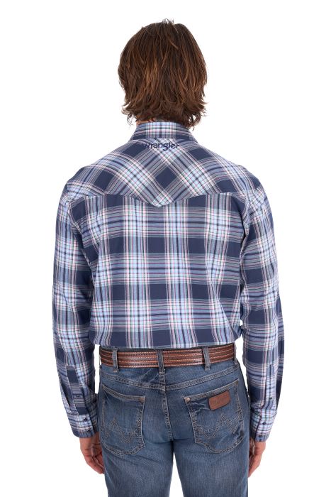 Wrangler Mens Mario Logo Long Sleeve Shirt [sz:xs]