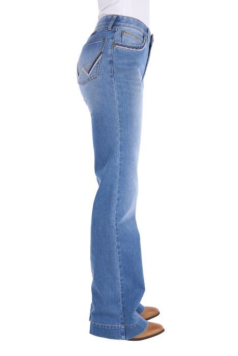 Wrangler Womens Margo Trouser Jean-willow [sz:0]