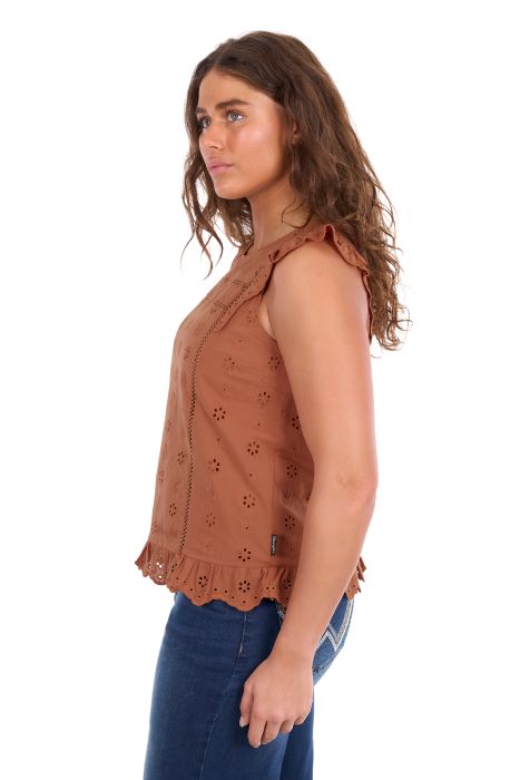 Wrangler Womens Grace Sl Blouse [sz:8]
