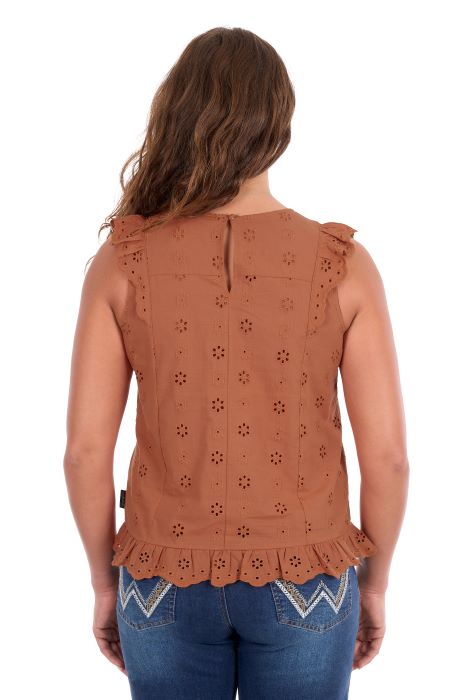 Wrangler Womens Grace Sl Blouse [sz:8]