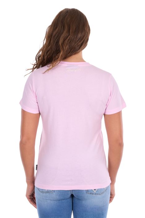 Wrangler Womens Lucy Ss Tee - Pastel Pink [sz:8]