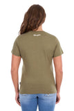 Wrangler Womens Lucy Ss Tee - Khaki Marle [sz:8]