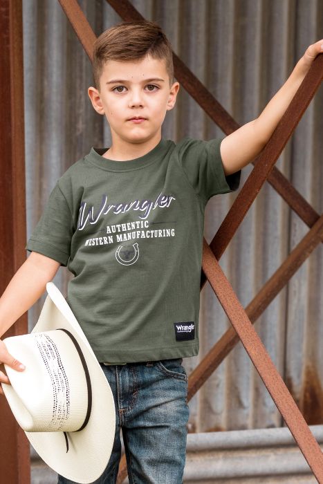 Wrangler Boys William Ss Tee [sz:4]