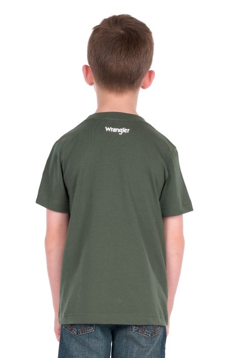 Wrangler Boys William Ss Tee [sz:4]