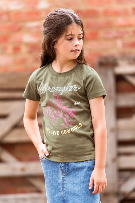 Wrangler Girls Sage Ss Tee [sz:4]