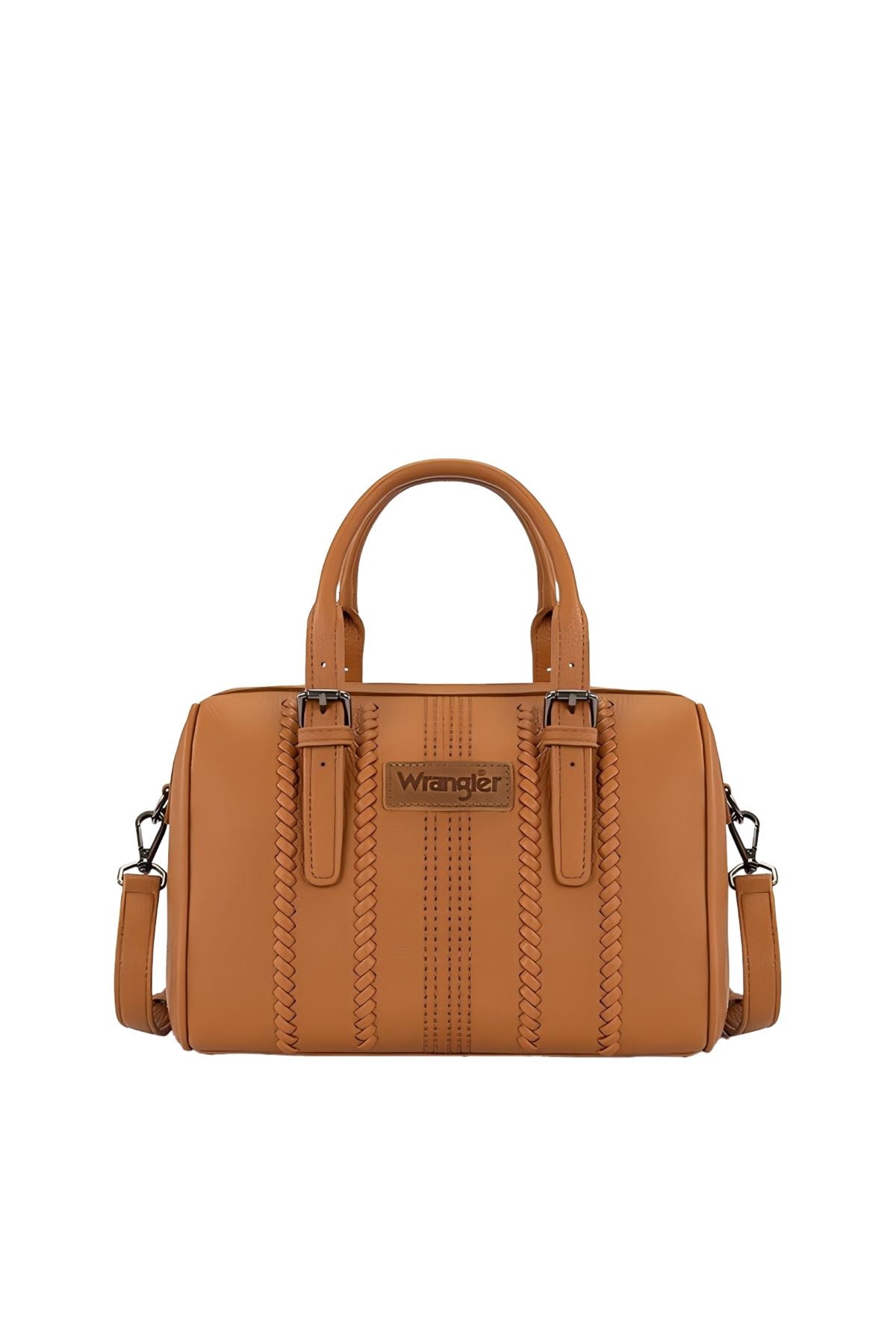 Wrangler Boston Stitch Barrel Bag - Tan