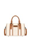 Wrangler Boston Stitch Barrel Bag - Natural/tan