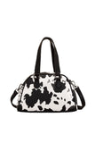Wrangler Cow Print Handbag - Black